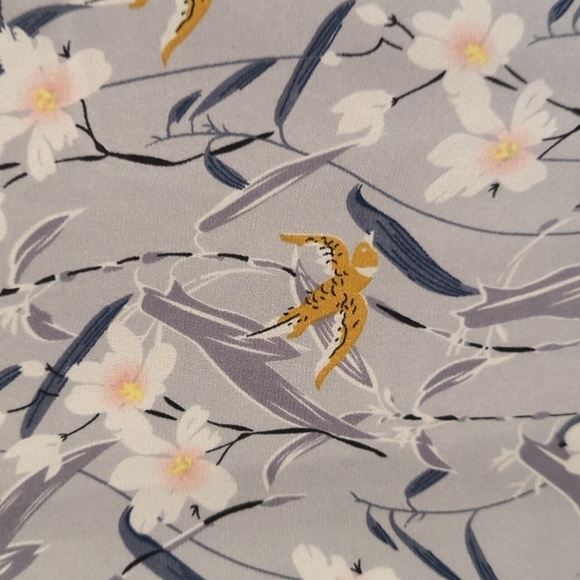 Allegra K Blue floral dress sz M NWT - Picture 4 of 4